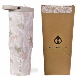 HYDROJUG Sport 32oz Water Bottle CAMO ☆ Handle, Lid, Flip Straw ☆ Factory Sealed